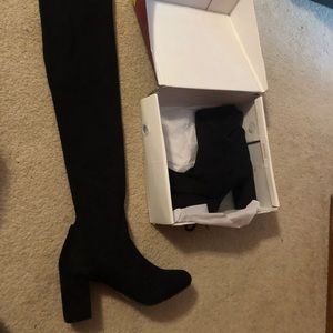 Brand new stretchy over the knee boots